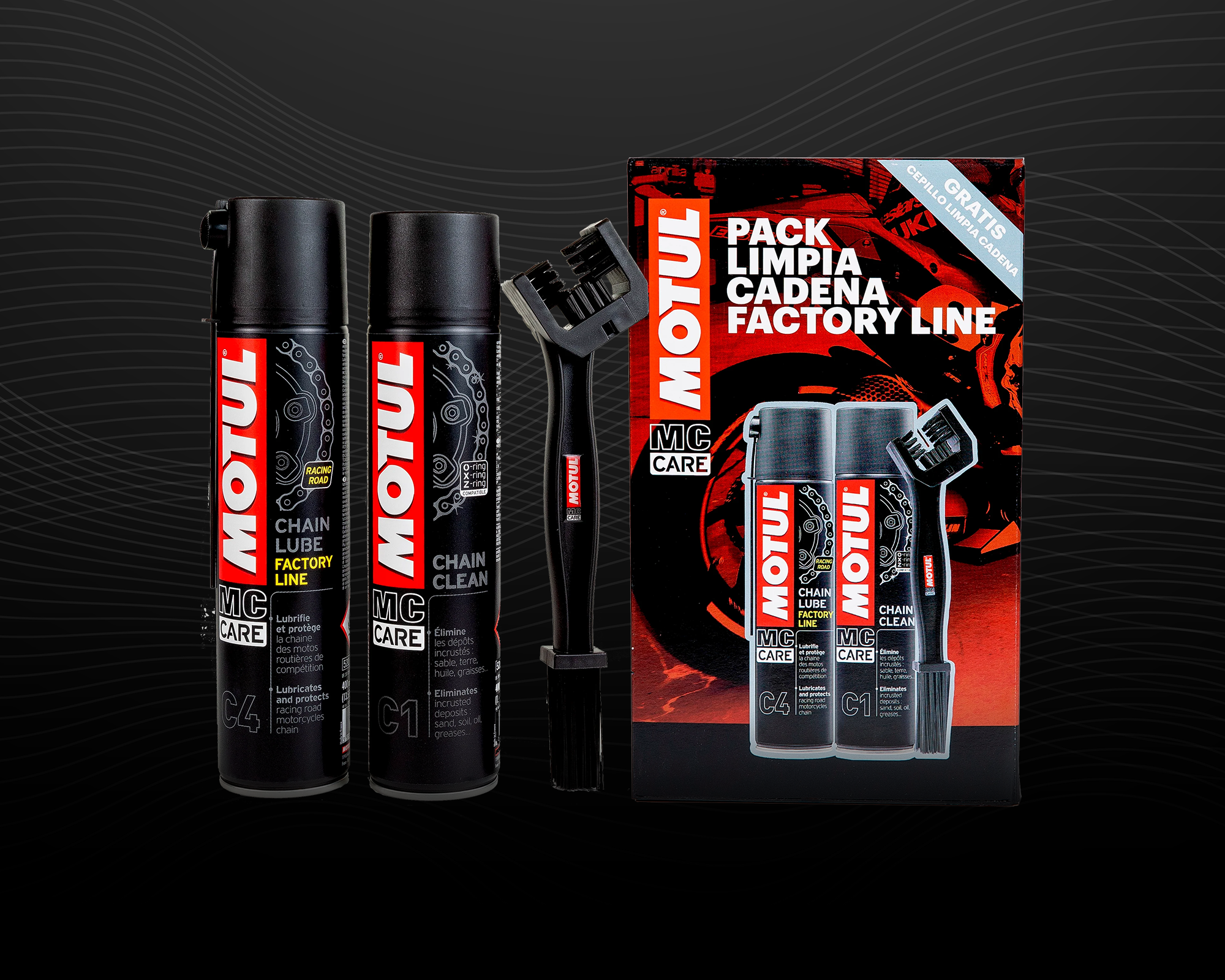 PACK LIMPA CORRENTE FACTORY LINE (C1 + C4)