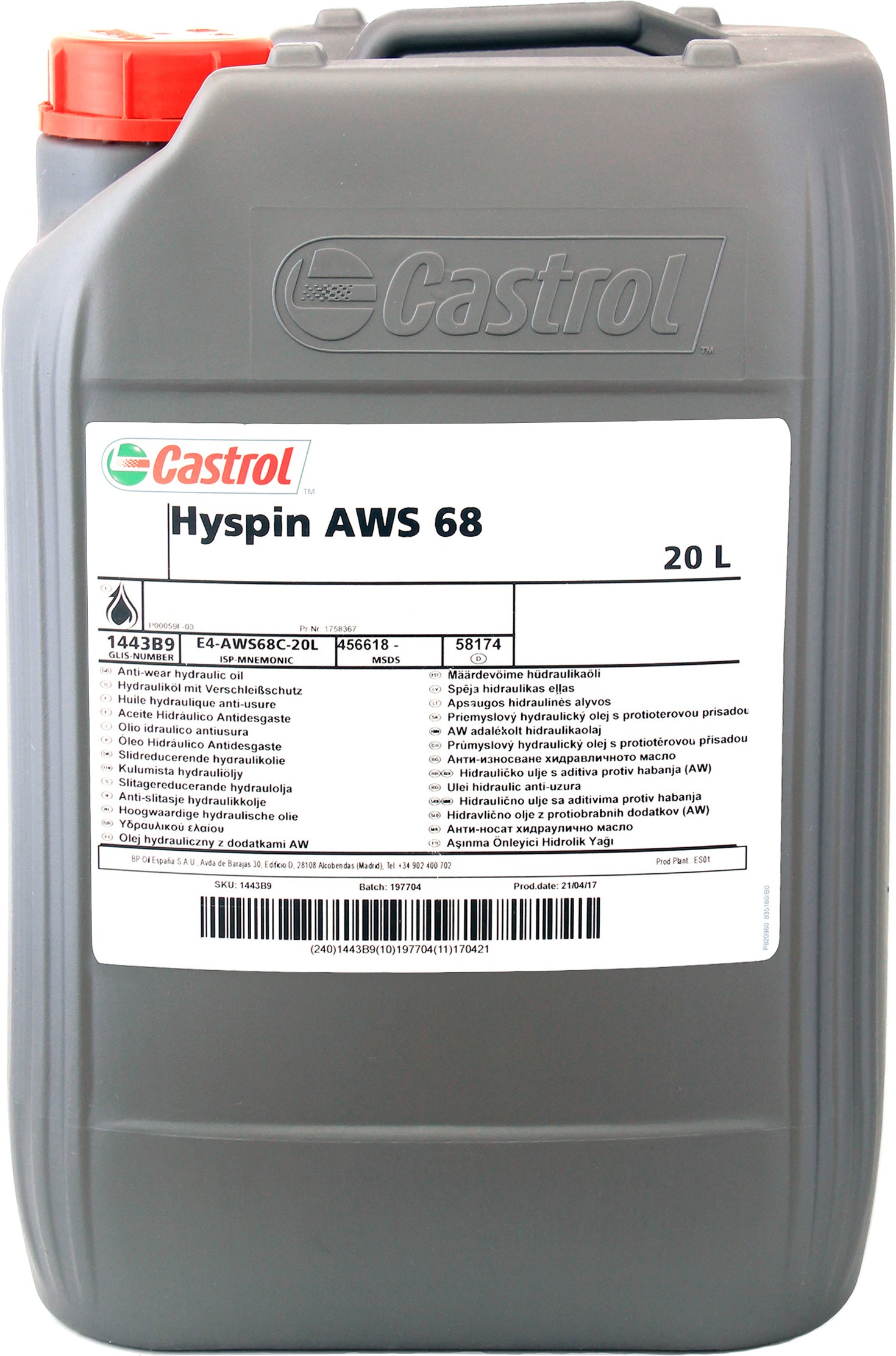 CASTROL HYSPIN AWS
