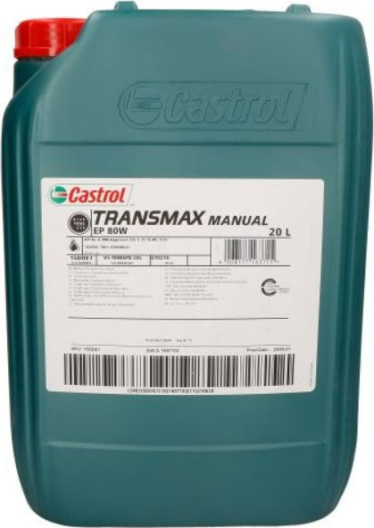 CASTROL TRANSMAX MANUAL EP 80W