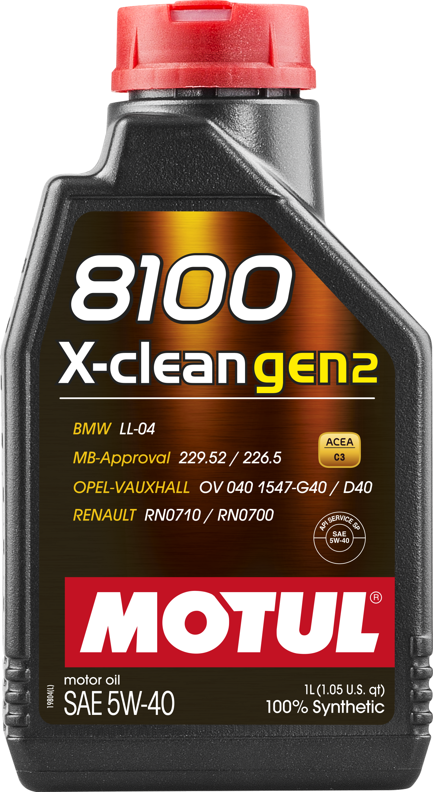 MOTUL 8100 X-CLEAN GEN2 5W-40