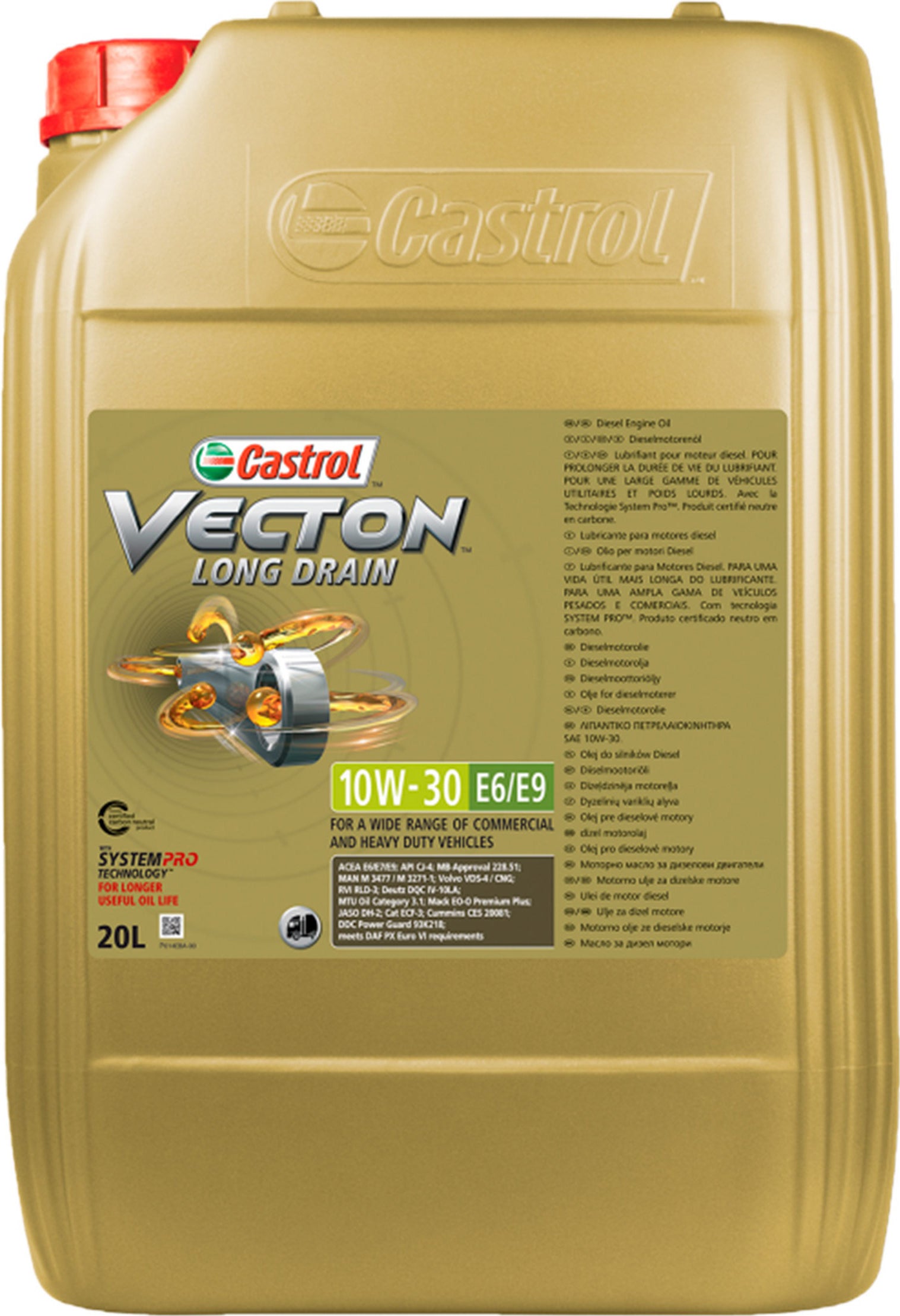 CASTROL VECTON LONG DRAIN 10W-30 E6/E9