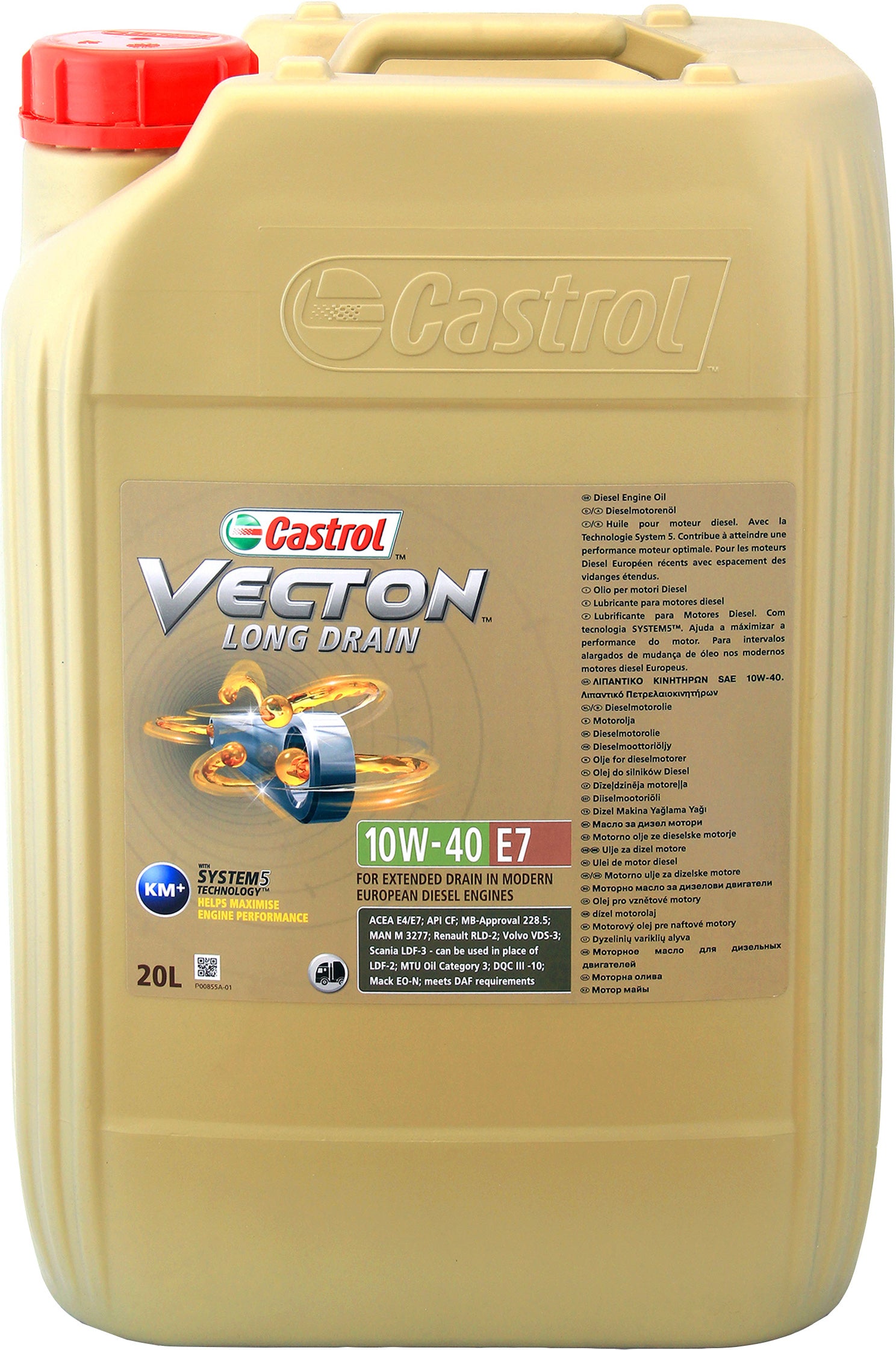CASTROL VECTON LONG DRAIN 10W-40 E7