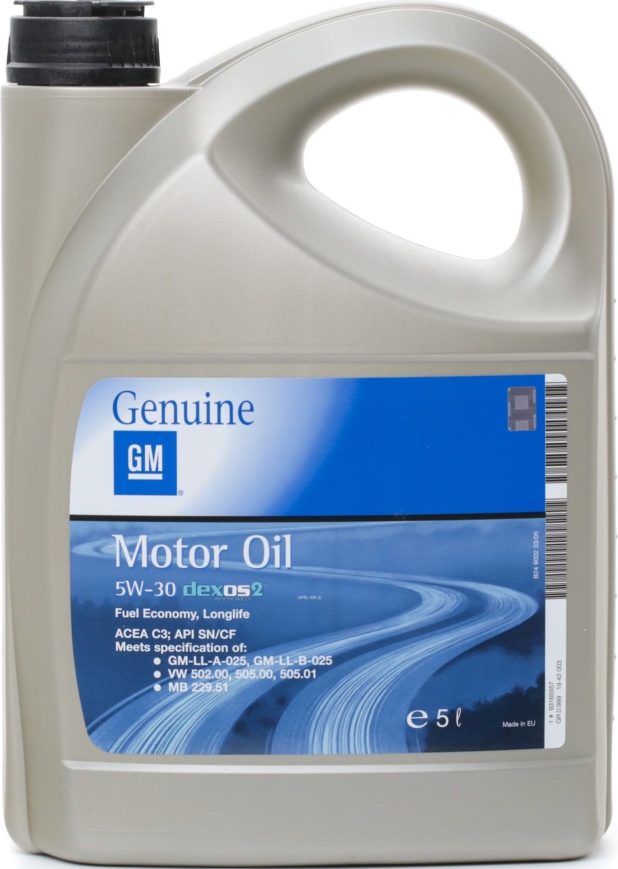GM 5W-30 DEXOS 2 LONG LIFE