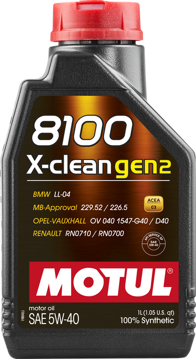 MOTUL 8100 X-CLEAN GEN2 5W-40