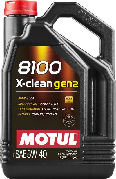 MOTUL 8100 X-CLEAN GEN2 5W-40